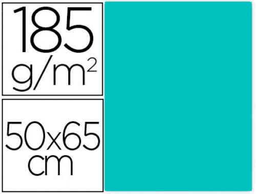 Cartolina guarro 50x65 cm 185 gr verde menta , Guarro , 79853 , 3148950120014